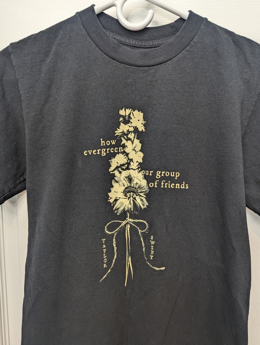 Taylor Swift Size S Evermore Shirt Rare How Evergreen Our Group Of Friends